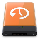 Orange Time Machine W icon